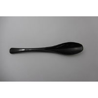 やなぎプロダクツ レンゲスプーン(黒) 1パック(10本入) 30点 JA-045 1セット(30点入)（直送品）