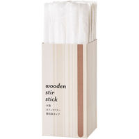 やなぎプロダクツ マドラー Y's eco 紙完封木製マドラー16.5cm 約100本入【weeco】　100点 Y-212（直送品）