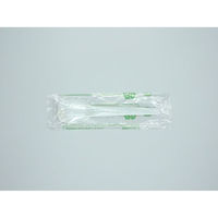 カトラリー バイオプラスプーン100C ナチュラル 個包装　10000枚(100枚×100) 889 ホウケン産業（直送品）