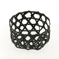 アサヒグリーン 竹かご ミニ 丸6BK 1000点 3015 1セット(1000点入)（直送品）