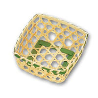 アサヒグリーン 竹かご ミニ 角8G 2000点 3021 1セット(2000点入)（直送品）