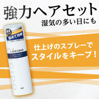 LUCIDO（ルシード）ヘアスプレー スーパーハード メンズ スタイリング剤 180g  無香料・湿気・強力キープ マンダム