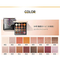 ZEESEA（ズーシー） FW16Cアイシャドウパレット 【04】迷惑のヘビ（大地アイパレット） スターデザイン 中国コスメ