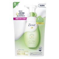 ダヴ（Dove）ディープピュア クリーミー泡洗顔料 つめかえ用 125mL×3個 毛穴汚れ ユニリーバ
