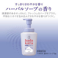 hadakara（ハダカラ） 薬用デオドラント ボディソープ ハーバルソープの香り 本体 550ml ライオン【泡タイプ】
