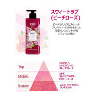 オン・ザ・ボディ パヒュームボディソープ ピーチローズの香り 480ml 銀座ステファニー化粧品【液体タイプ】