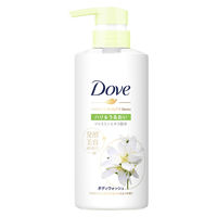 ダヴ（Dove） ボディウォッシュ 発酵＆ビューティーシリーズ ハリ＆うるおい ジャスミン ポンプ 480g 【液体タイプ】