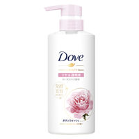 ダヴ（Dove） ボディウォッシュ 発酵＆ビューティーシリーズ ツヤ＆透明感 ローズ ポンプ 480g ユニリーバ 【液体タイプ】