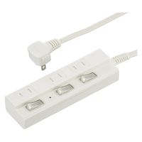 オーム電機 3口2m節電タップ雷ガード付22 00-1569 1個