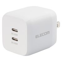 USB充電器 タイプC PD 45W USB-C×2 パソコン充電 ホワイト MPA-ACCP4245WH エレコム 1個