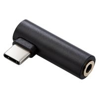 タイプC イヤホン 変換アダプタ DAC搭載 3.5mm 4極 3極 ブラック MPA-C35DDBK エレコム 1個