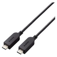タイプCケーブル (USB-C to C) PD対応 60W スイングコネクタ 1.2m MPA-CCSW12BK エレコム 1本