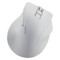 ワイヤレスマウス 無線 Bluetooth 静音 5ボタン XLサイズ ホワイト M-XGXL30BBSKWH エレコム 1個