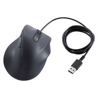 マウス 有線 静音マウス 握りの極み 5ボタン XLサイズ ブラック M-XGXL30UBSKBK エレコム 1個