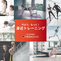 D&M トレーニングチューブ セラバンド THERBAND 2m 強度レベル+3 ブラック TBB5 1個