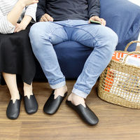 パラデック レ プリエノイエ 携帯スリッポンLブラック PLN-6BK 1足