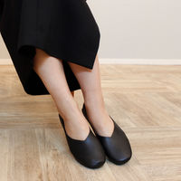 パラデック レ プリエノイエ 携帯スリッポンMブラック PLN-2BK 1足