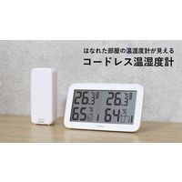 ドリテック コードレス温湿度計 O-419WT 1個