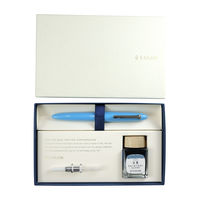 【アウトレット】セーラー万年筆 プロフィットJr 万年筆ボトルインクセット シアンブルー 100440040 1セット