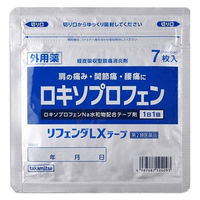 リフェンダLXテープ 7枚 10袋セット タカミツ　ロキソプロフェンナトリウム配合 テープ剤  貼り薬　腰痛【第2類医薬品】