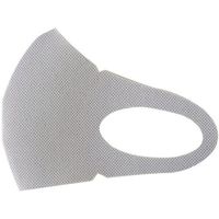 テクナード シリカクリン 抗菌消臭立体マスク GR(グレー) S 65-2329-44 1枚（直送品）