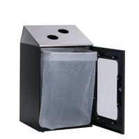 【軒先渡し】テラモト ニートＳＴＦミエル（ステン）　アーバングレー　もえないゴミ用　８０Ｌ DS1665528 1台（直送品）
