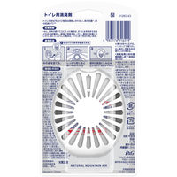 ファブリーズW消臭 トイレ用消臭剤+抗菌 トイレ用 置き型 ナチュラル・マウンテン・エア 1個 消臭剤 P＆G