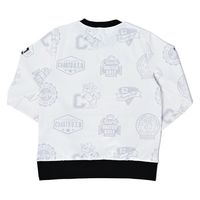 クアルトユナイテッド アメカジ柄プルオーバー　WHT　S A0148 1点（直送品）
