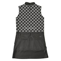 クアルトユナイテッド モノグラム柄ワンピース　BLK　M M3468-B 1点（直送品）