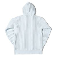 クアルトユナイテッド 軽量ケーブルニットパーカー　WHT　XL M3463MEN 1点（直送品）