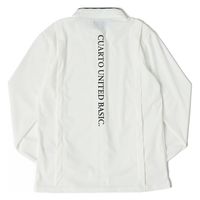 クアルトユナイテッド 光沢バンドカラーシャツ　WHT　M N5044 1点（直送品）
