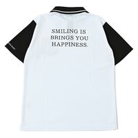 クアルトユナイテッド 配色カノコポロシャツ(メンズ)　WHT　M M3471MEN-B 1点（直送品）