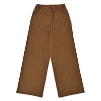 クアルトユナイテッド センタープリーツワイドパンツ　BRW　S A0157 1点（直送品）