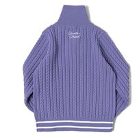 クアルトユナイテッド ケーブルポリニットトップス　PUR　S M3443 1点（直送品）