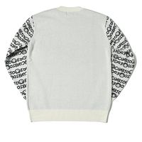 クアルトユナイテッド 袖スマイルジャガードニットトップス　WHT　M M3462MEN 1点（直送品）