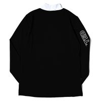 クアルトユナイテッド フェイク衿カットソー　BLK　XL N5037 1点（直送品）