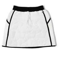 クアルトユナイテッド 星形キルティングスカート　WHT　L N5024 1点（直送品）
