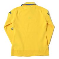クアルトユナイテッド 変形衿ポリニットトップス　YEL　L M3445 1点（直送品）