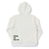 クアルトユナイテッド ロゴハーフジップパーカー　WHT　S N5059 1点（直送品）
