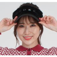 クアルトユナイテッド 切替ファーサンバイザー　BLK　F U8059 1点（直送品）