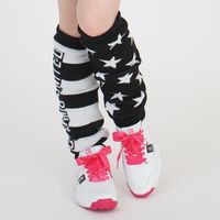 クアルトユナイテッド アシンメトリーニットレッグウォーマー　BLK　F U8056 1点（直送品）