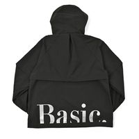 クアルトユナイテッド ポリエステル系シャカシャカアウター　BLK　S N5047 1点（直送品）