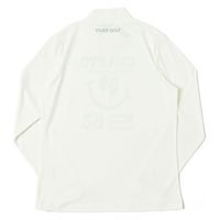 クアルトユナイテッド スマイルロゴ長袖モックネック　WHT　M K6014 1点（直送品）
