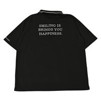 クアルトユナイテッド 配色カノコポロシャツ(メンズ)　BLK　XL M3471MEN-B 1点（直送品）
