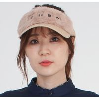 クアルトユナイテッド 切替ファーサンバイザー　BEG　F U8059 1点（直送品）