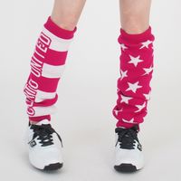 クアルトユナイテッド アシンメトリーニットレッグウォーマー　PIN　F U8056 1点（直送品）