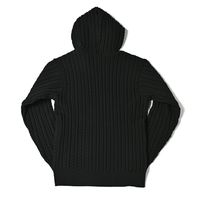 クアルトユナイテッド 軽量ケーブルニットパーカー　BLK　L M3463MEN 1点（直送品）
