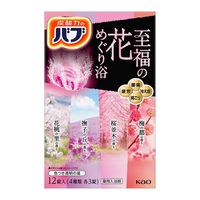 バブ 至福の花めぐり浴 1箱（12錠入） 入浴剤 透明タイプ 花王
