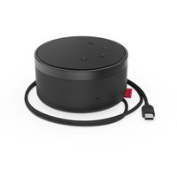 スピーカーフォン WEB会議用 USB-A/Type-C接続 環境ノイズキャンセル機能搭載 エコー削減 全指向性マイク Lenovo純正 1個