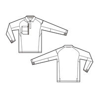 アイトス ウルトラストレッチ　長袖ポロシャツ　ネイビー　4L 10612 1枚（直送品）